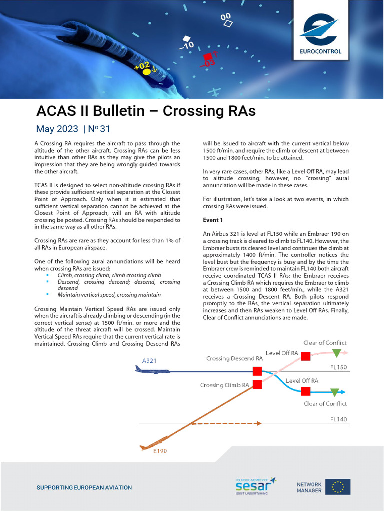 Acas Ii Bulletin - Crossing Ras: May 2023 - N 31 | PDF | Airliner ...