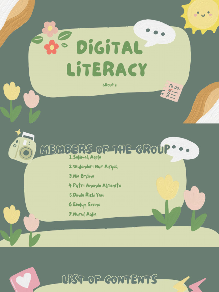 Presentation Digital Literacy - 20240730 - 145655 - 0000 | PDF