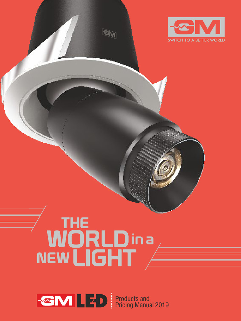 GM LED Lights Pricing Catalogue 2019 | PDF | Components | Manufactured ...