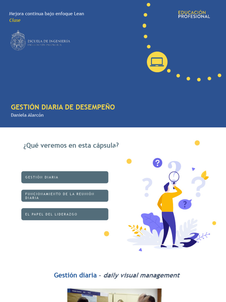 Gestión Diaria de Desempeño Lean | PDF | Liderazgo | Toma de decisiones