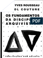 Os Fundamentos Da Disciplina Arquivística