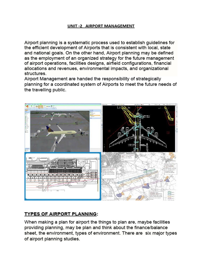 Asp Unit 2 Pdf Airport Runway