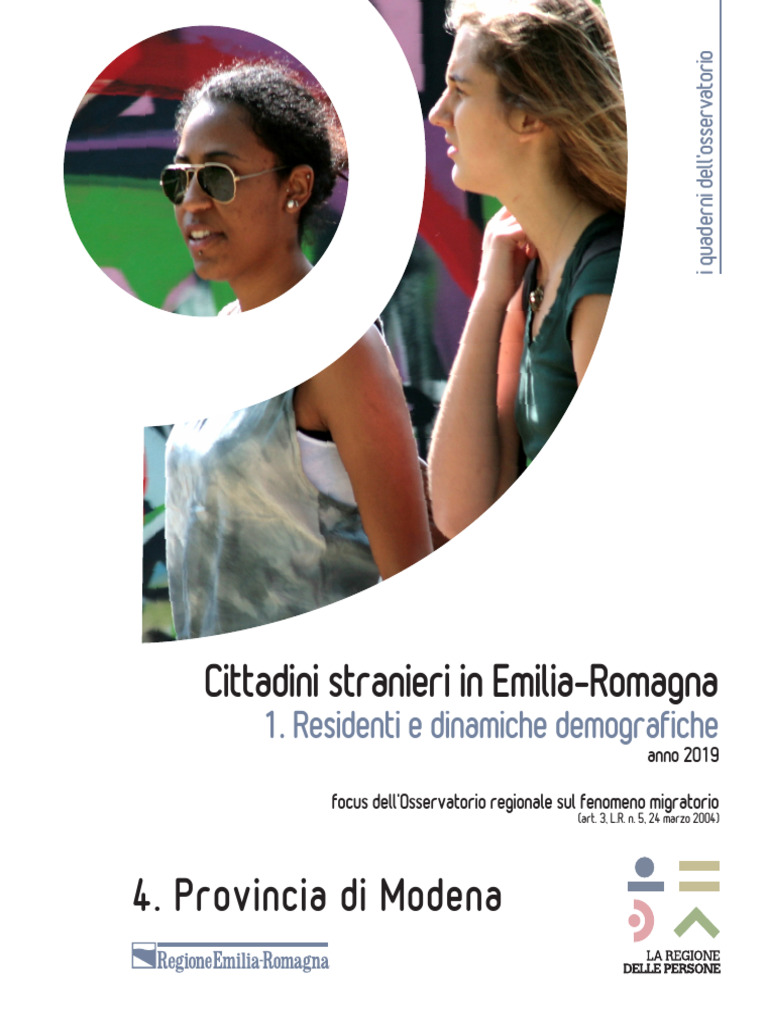 4 Modena - Rapporto Residenti Stranieri 2019 | PDF
