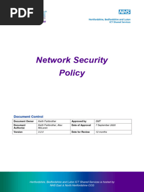 Network Security Policy 