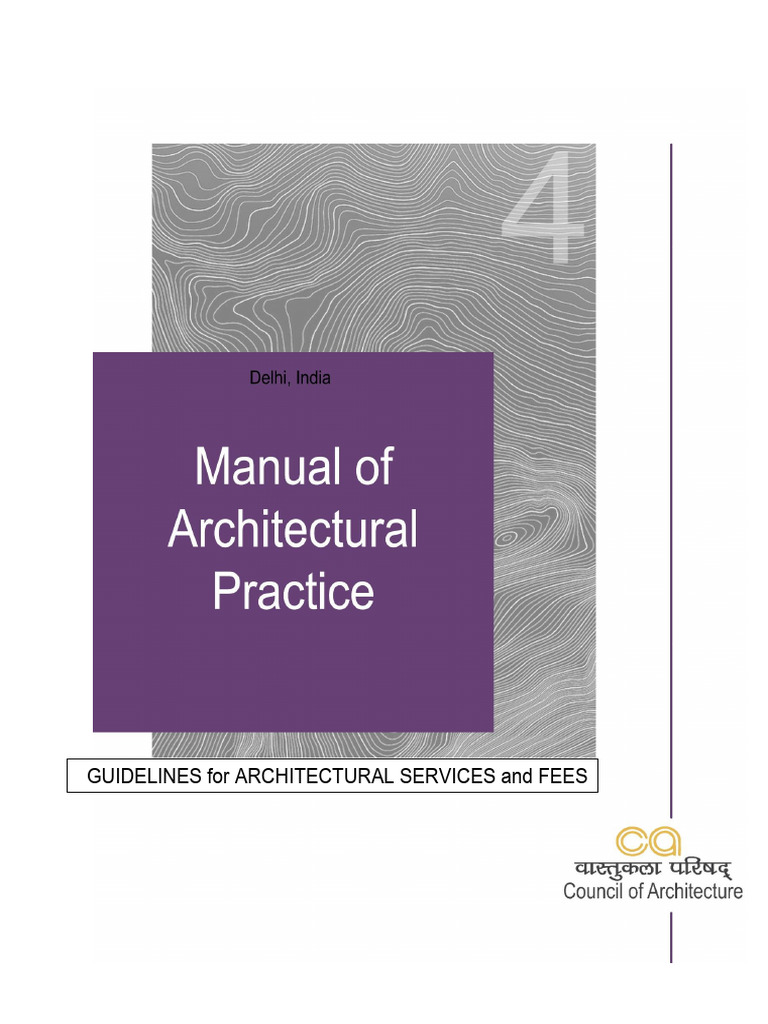 Architectural Services Fee Guidelines | PDF | Architect | Specification ...