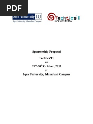 Sponsorship Proposal