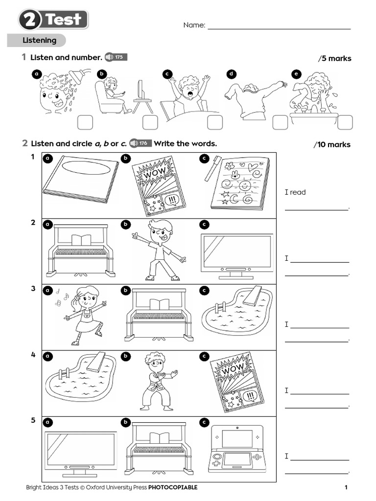 Steps Forward 2 Unit 2 Test Unit 2 Test | PDF