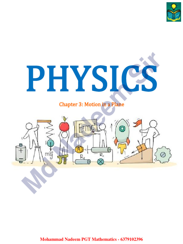 Chapter 3 Motion in A Plane | PDF | Euclidean Vector | Acceleration