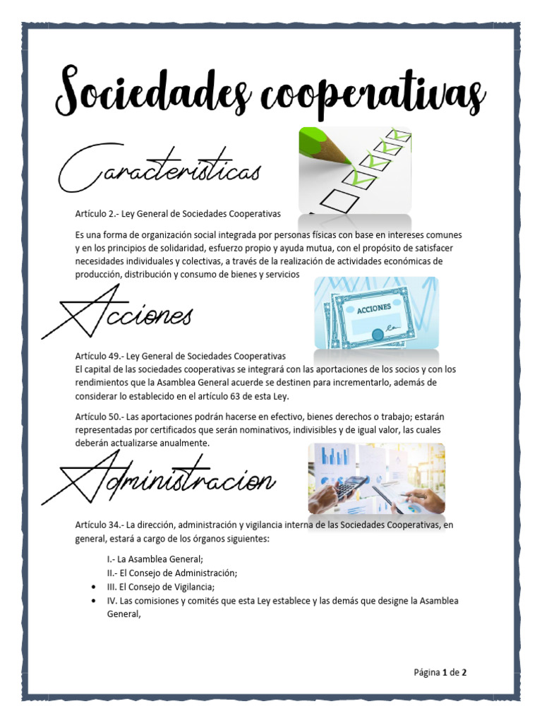 Sociedades Cooperativas | PDF | Cooperativa | Economias