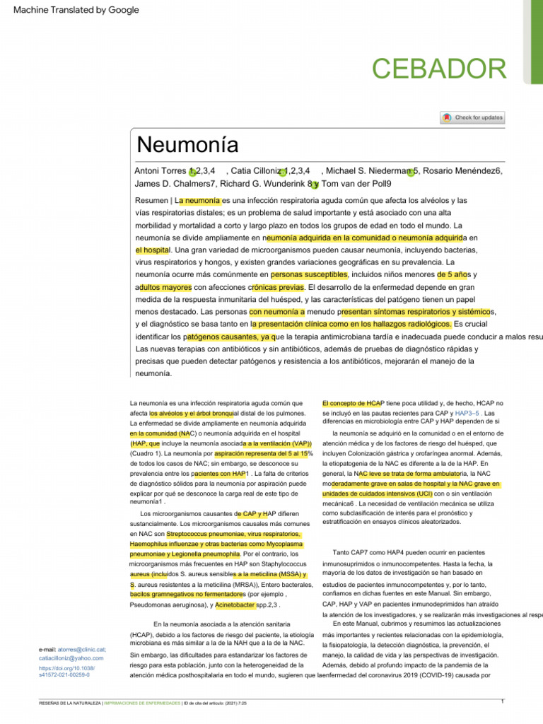 Neumonia Primer Pdf Neumonía Epidemiología