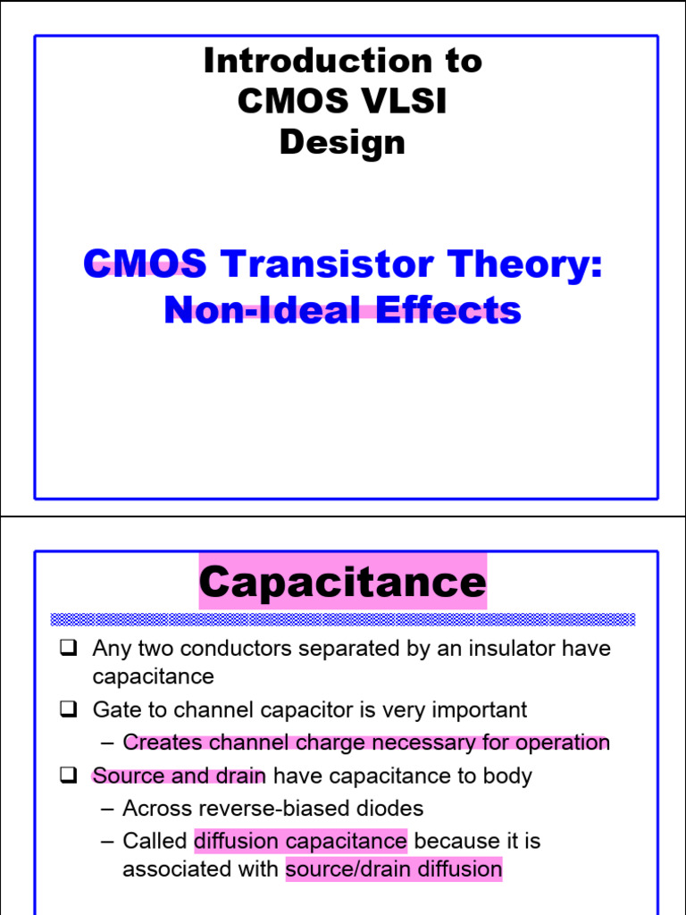 CMOS VLSI Design Essentials | PDF | Mosfet | Cmos