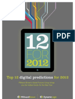 12 Digital Predictions for 2012 Millward-Brown