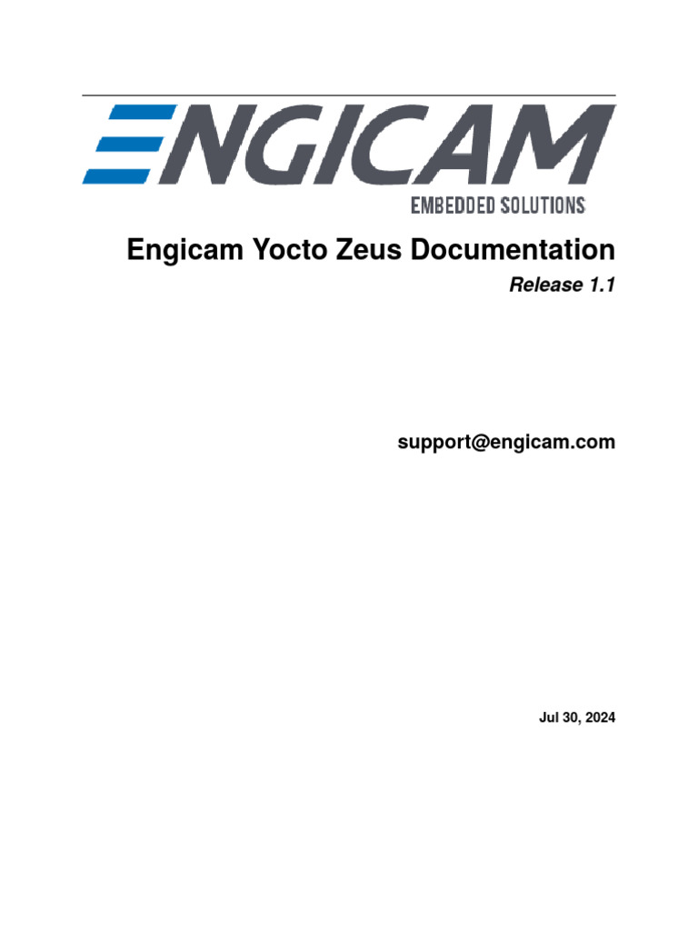 Engicam Yocto Zeus | PDF | Computer File | Directory (Computing)