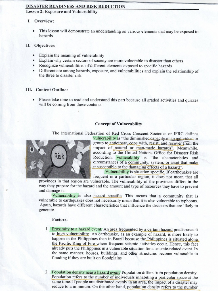 DRRR Module 2 Part 1 | PDF
