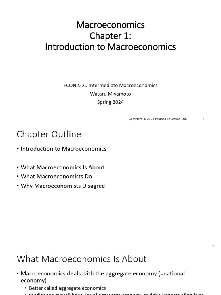 Chapter 1 | PDF | Macroeconomics | Economics