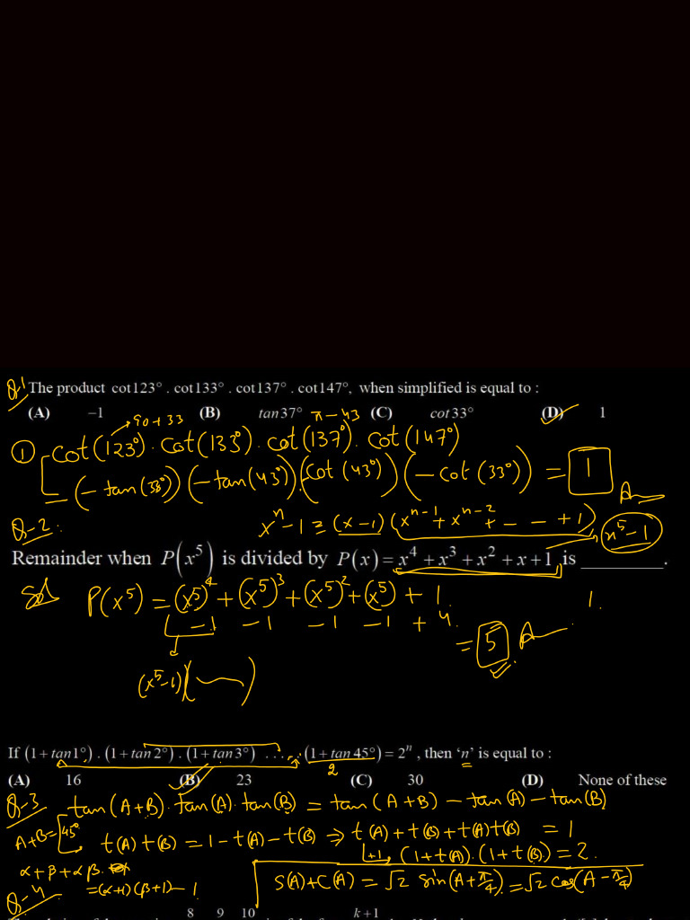 CATS MATH L 1 AnanthGarg - On Trak&EduCompetishun | PDF