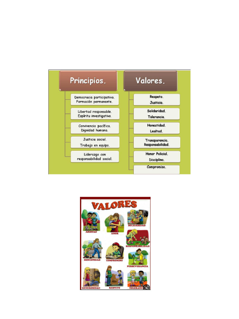 Principios y Valores de La Persona | PDF