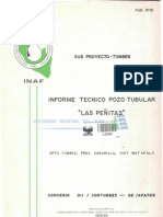 Informe Tecnico Pozo Tubular "Las Penitas": Sub Proyecto-Tumbes
