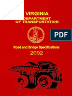 Virginia DOT - Road and Bridge Specifications 2002