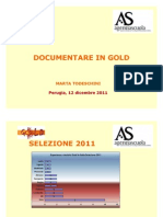 Documentare in GOLD