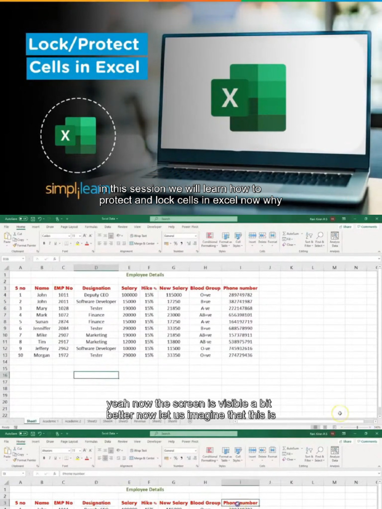 04 Locked Cell N Protected Sheet PDF
