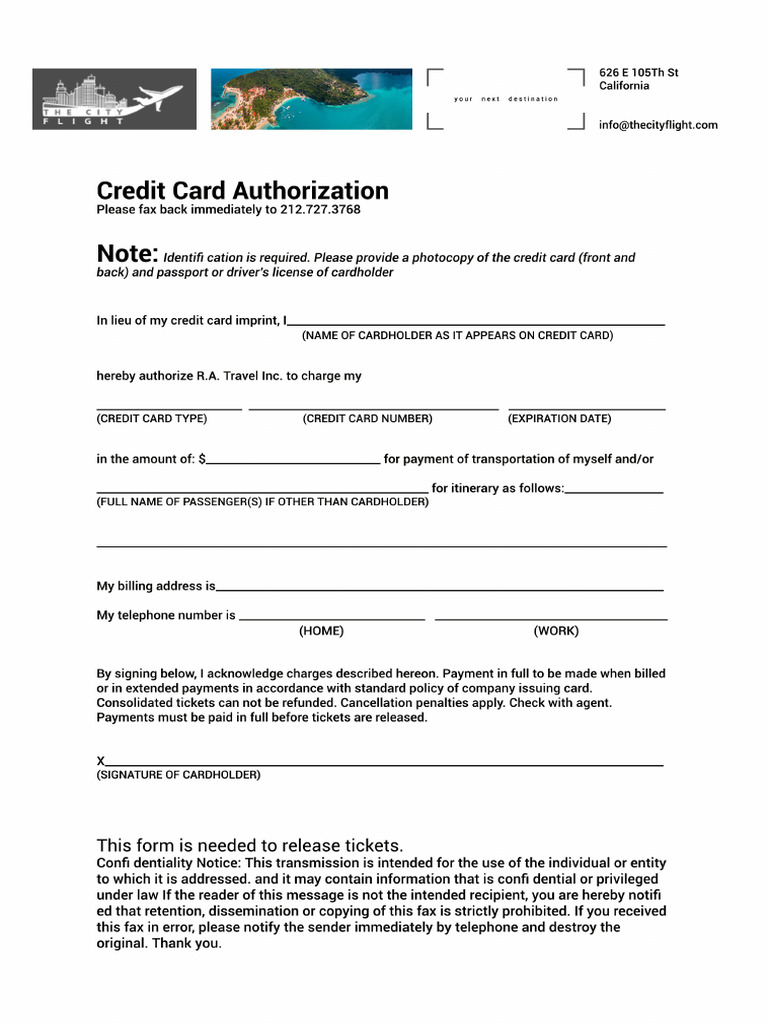 Credit Card Form | PDF