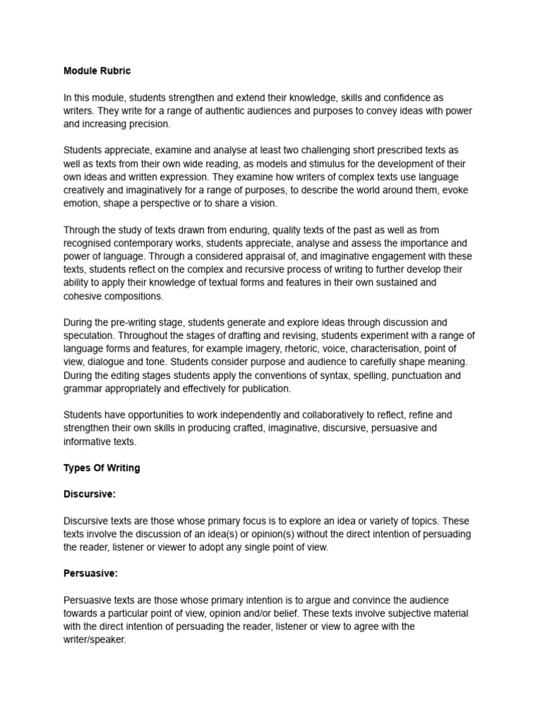 English Mod C Craft Of Writing PDF Dystopia Narration