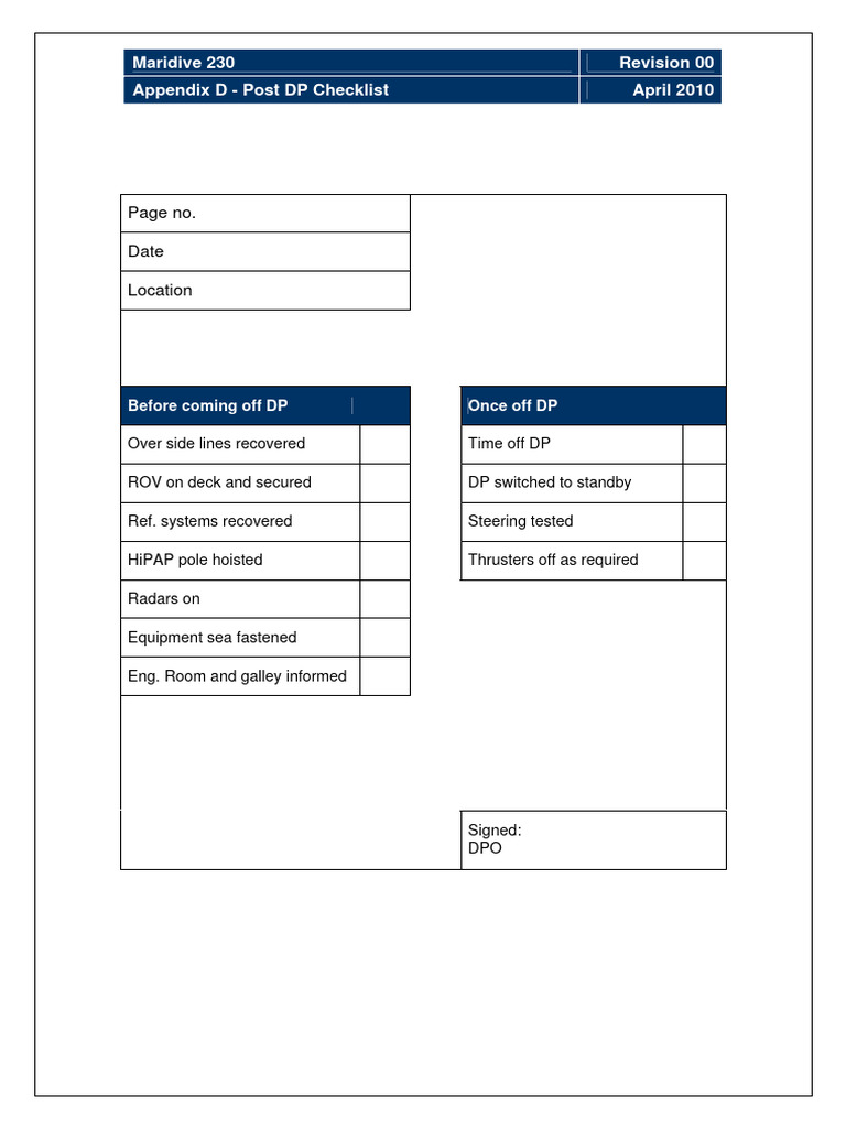 Appendix D - Post DP | PDF