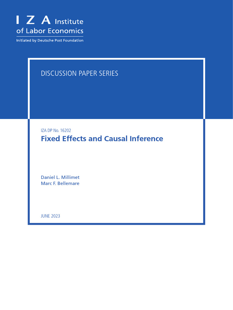 Dp 16202 pdf fixed effects model estimator