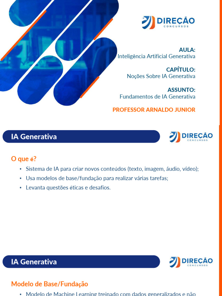 Fundamentos da IA Generativa | PDF | Inteligência artificial ...