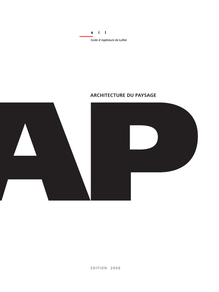 Formation en Architecture du Paysage | PDF | Paysage