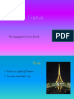 The Language For France Is French