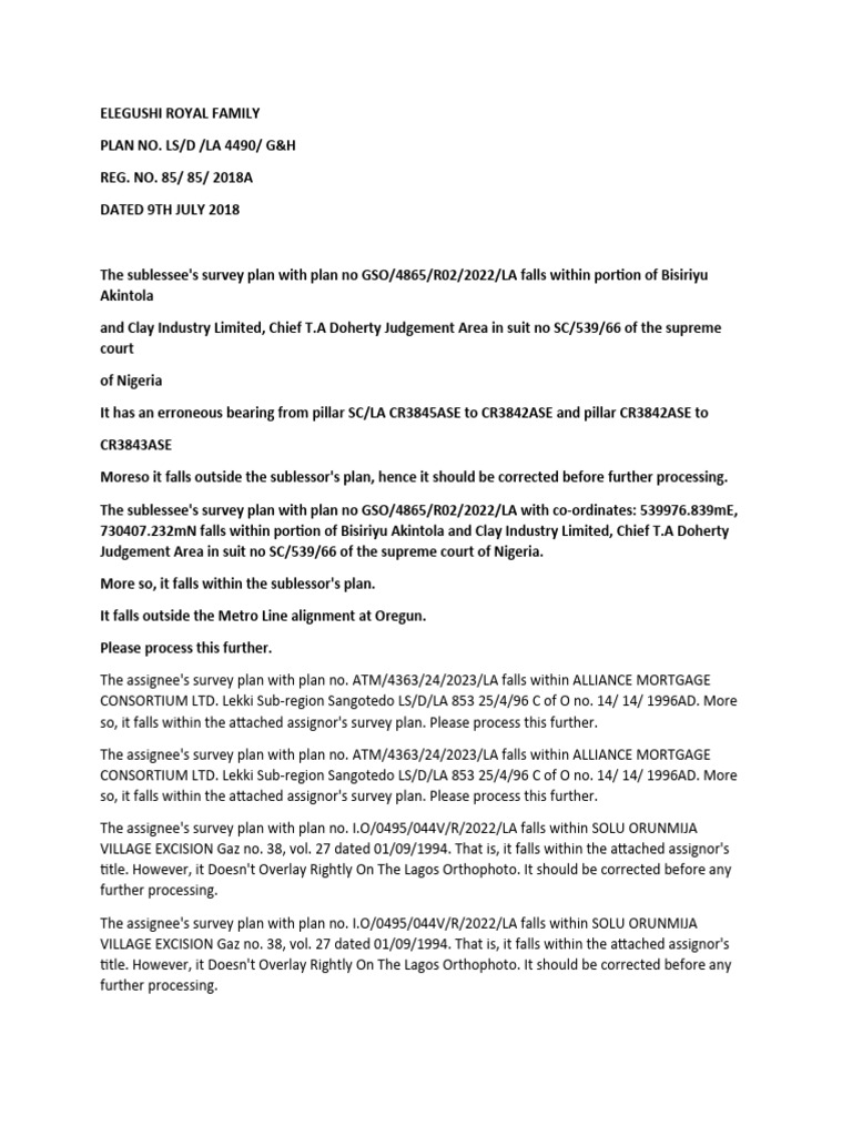Elegushi royal family pdf assignment law rights