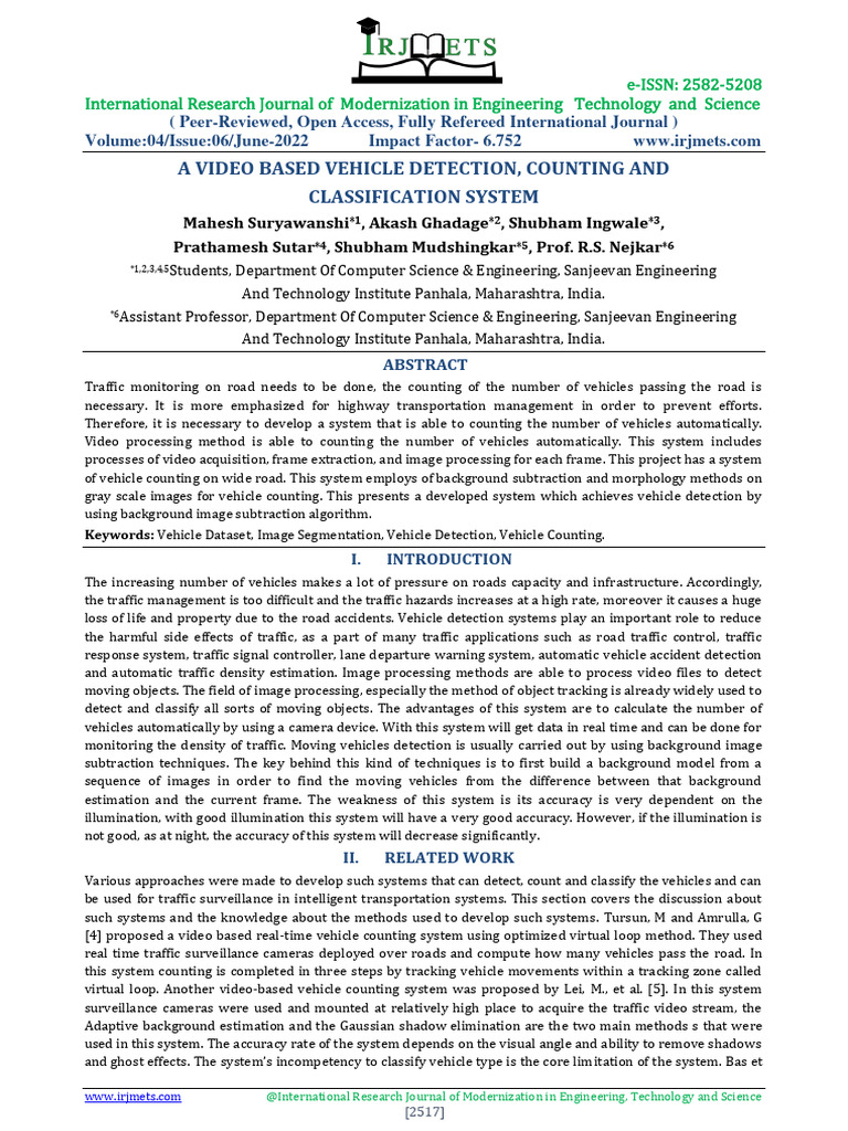 Fin Irjmets1655562675 | PDF | Statistical Classification