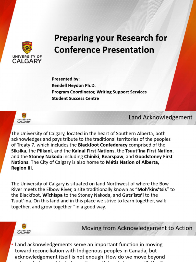 Gsw 2023 Preparing Your Research For Conference Presentation Kendell