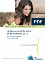 Resumen General Chile - La Generación Interactiva en Iberoamérica 2010