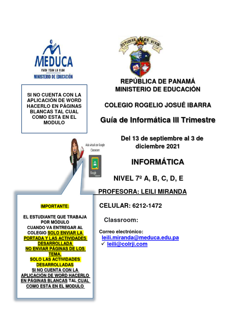 Guía de Informática: Introducción a Word | PDF | Microsoft Word ...