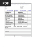 Check-list - Veículos leves