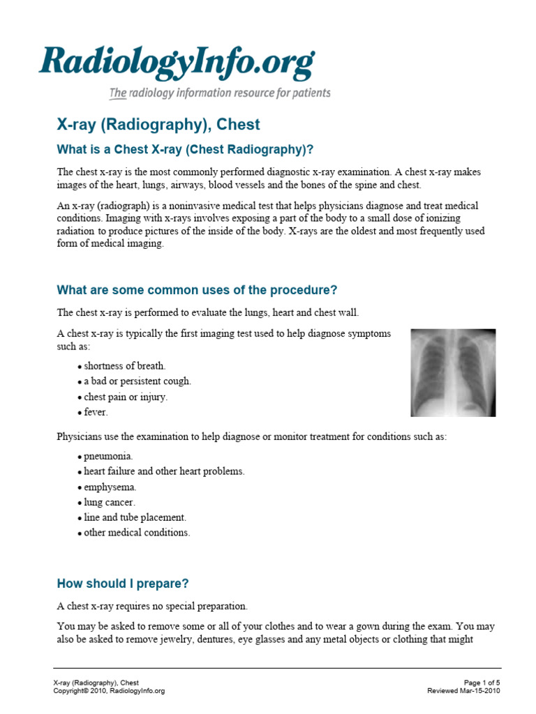 Chestrad | PDF | X Ray | Radiography