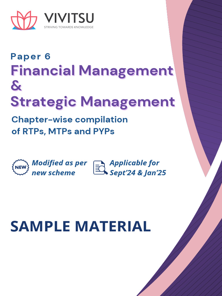 Financial Management Strategic Management & | PDF | Cost Of Capital ...