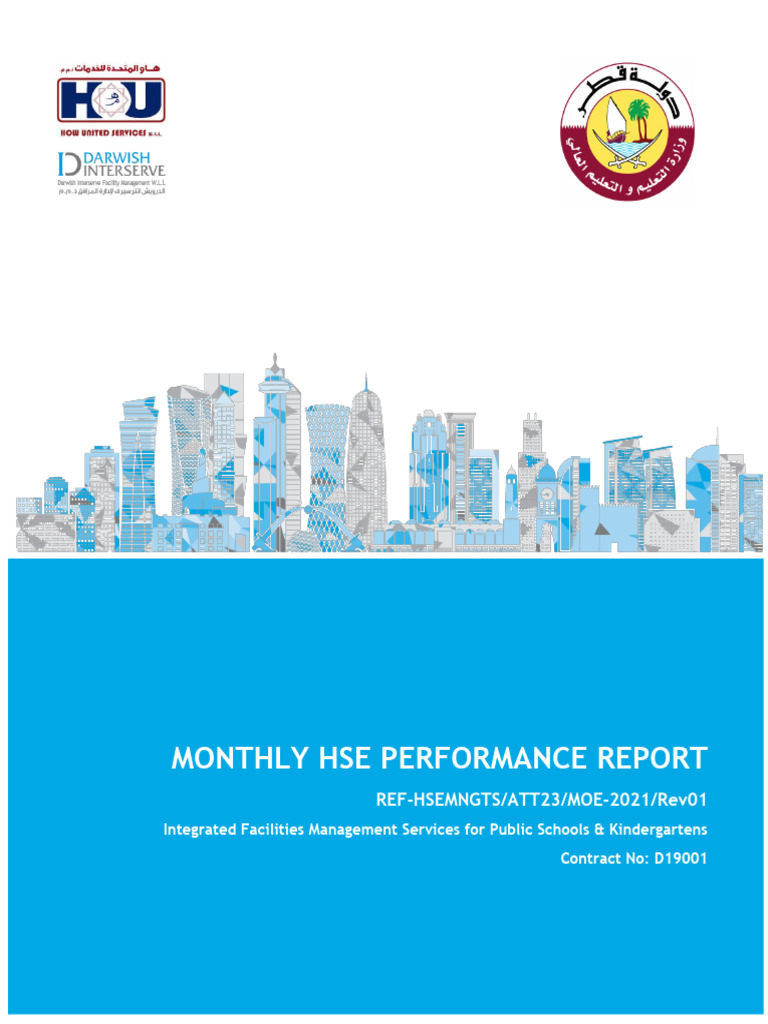 Monthly HSE Performance Report March 2021 | PDF | Safety