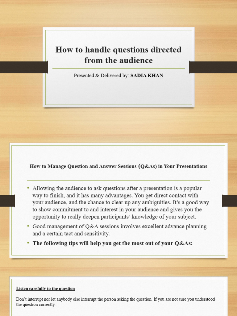 Effective Q&A Management Tips | PDF | Question