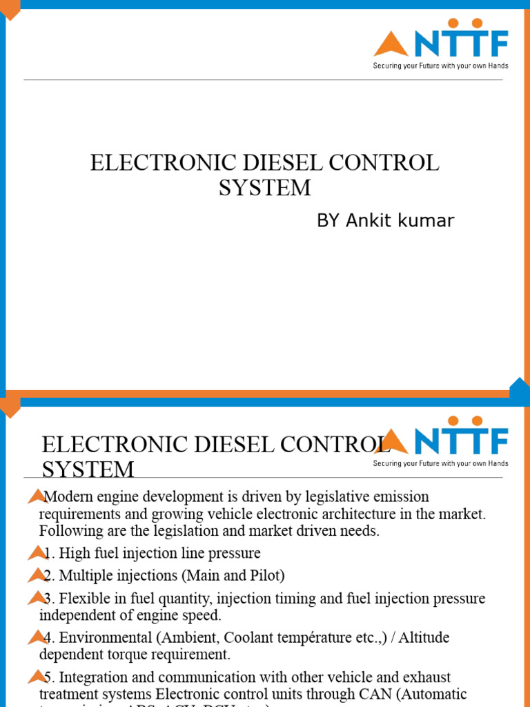 Electronic Diesel Control System | PDF | Diesel Engine | Throttle