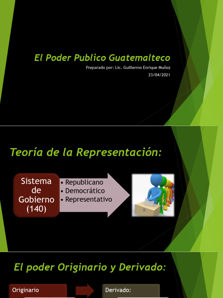 Estructura y Funciones del Poder Público en Guatemala | PDF | Ley ...