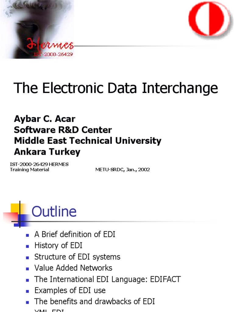 EDI Overview and Applications Guide | PDF | Electronic Data Interchange ...