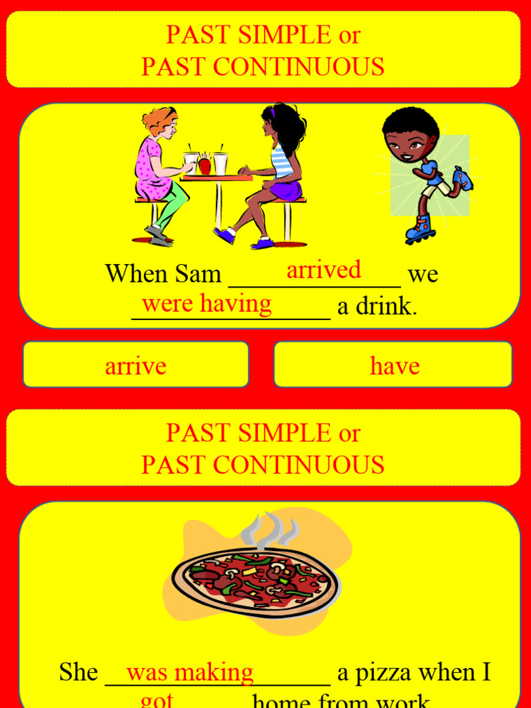 Simple Past and Past Progressive Practice | PDF