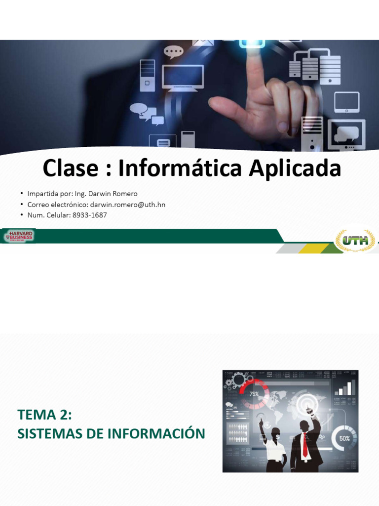 Tema 2 Sistemas De Informacion Primer Parcial Pdf Sistema De
