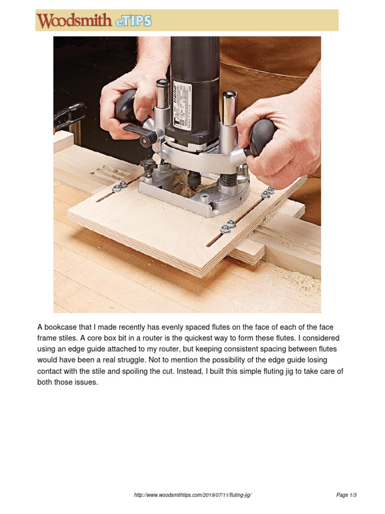 Fluting Jig | PDF | Technology & Engineering