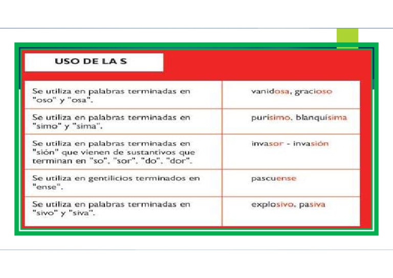 Uso S | PDF